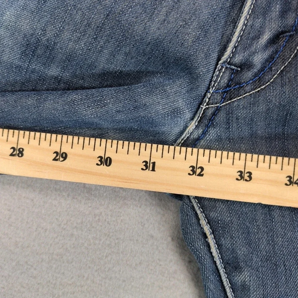 Levi's 511 Skinny Jeans Mens 31x31.5 Blue Y2K Zip‎ Pocket Stretch Denim Grunge